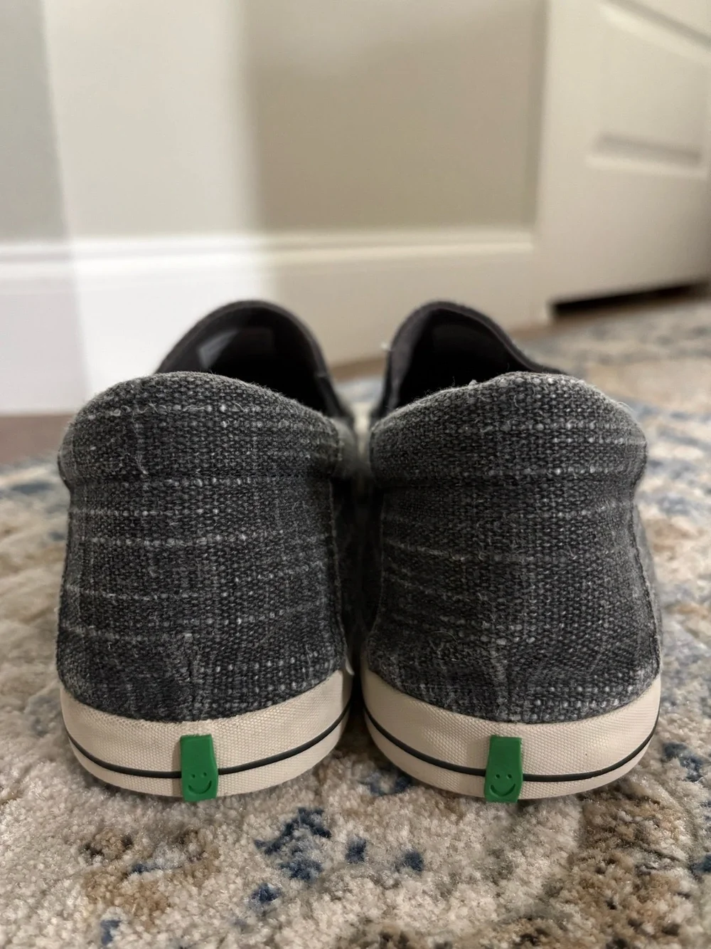 SANUK Men’s Rounder Hobo Slub Charcoal‎ Gray Slip-On Loafers |  Size 12